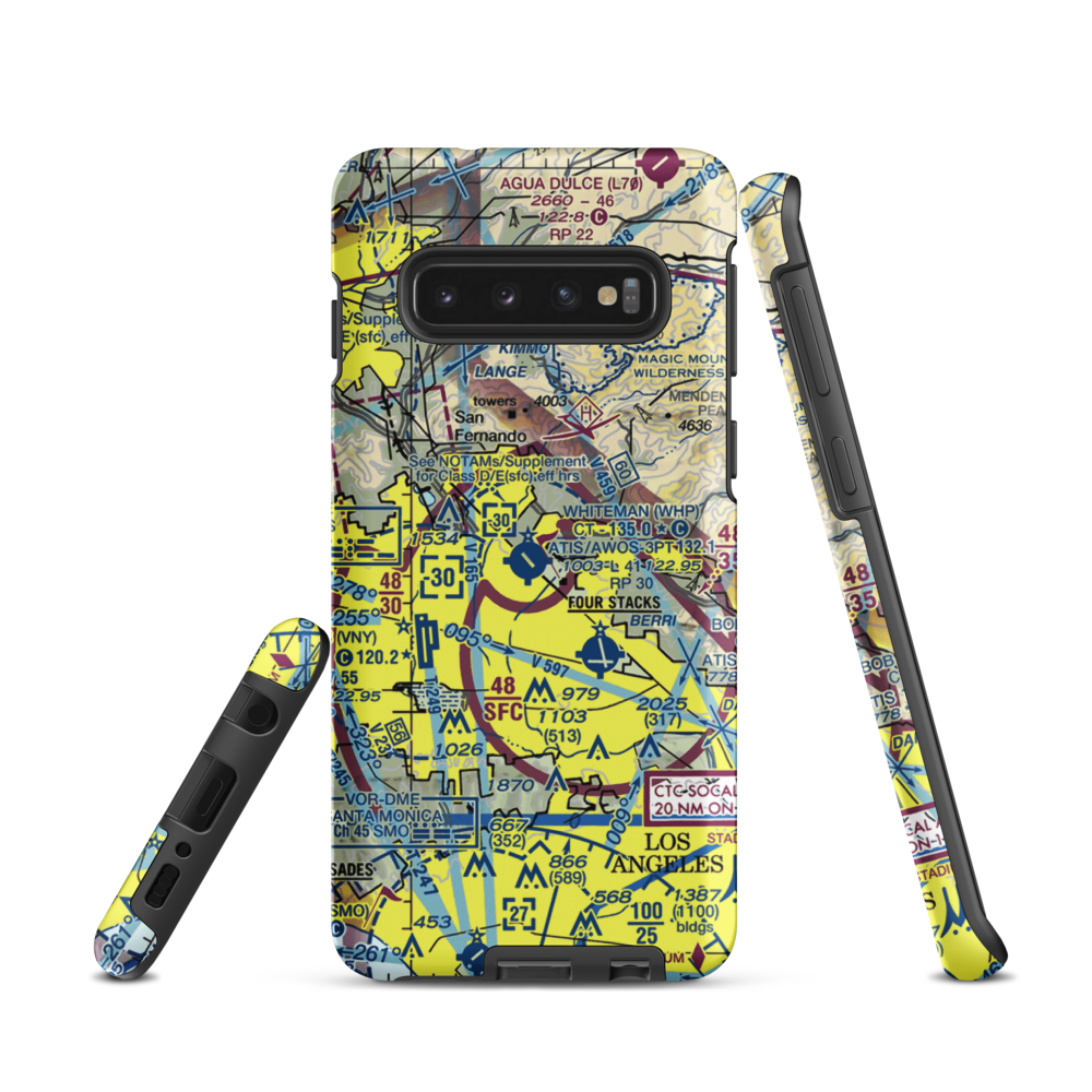 Barton Heliport (PAI) VFR Sectional Samsung Phone Case Samsung Galaxy S10 model shown