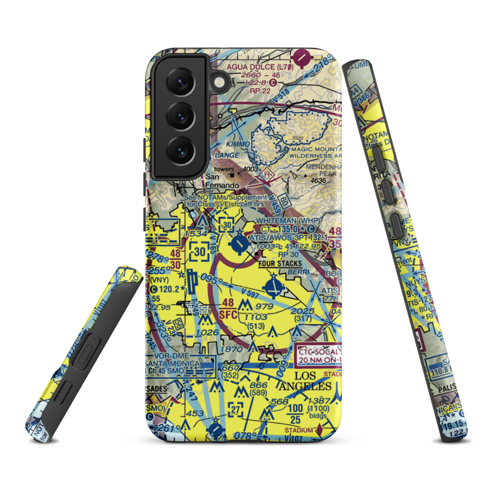 Barton Heliport (PAI) VFR Sectional Samsung Phone Case Samsung Galaxy S22 Plus model shown
