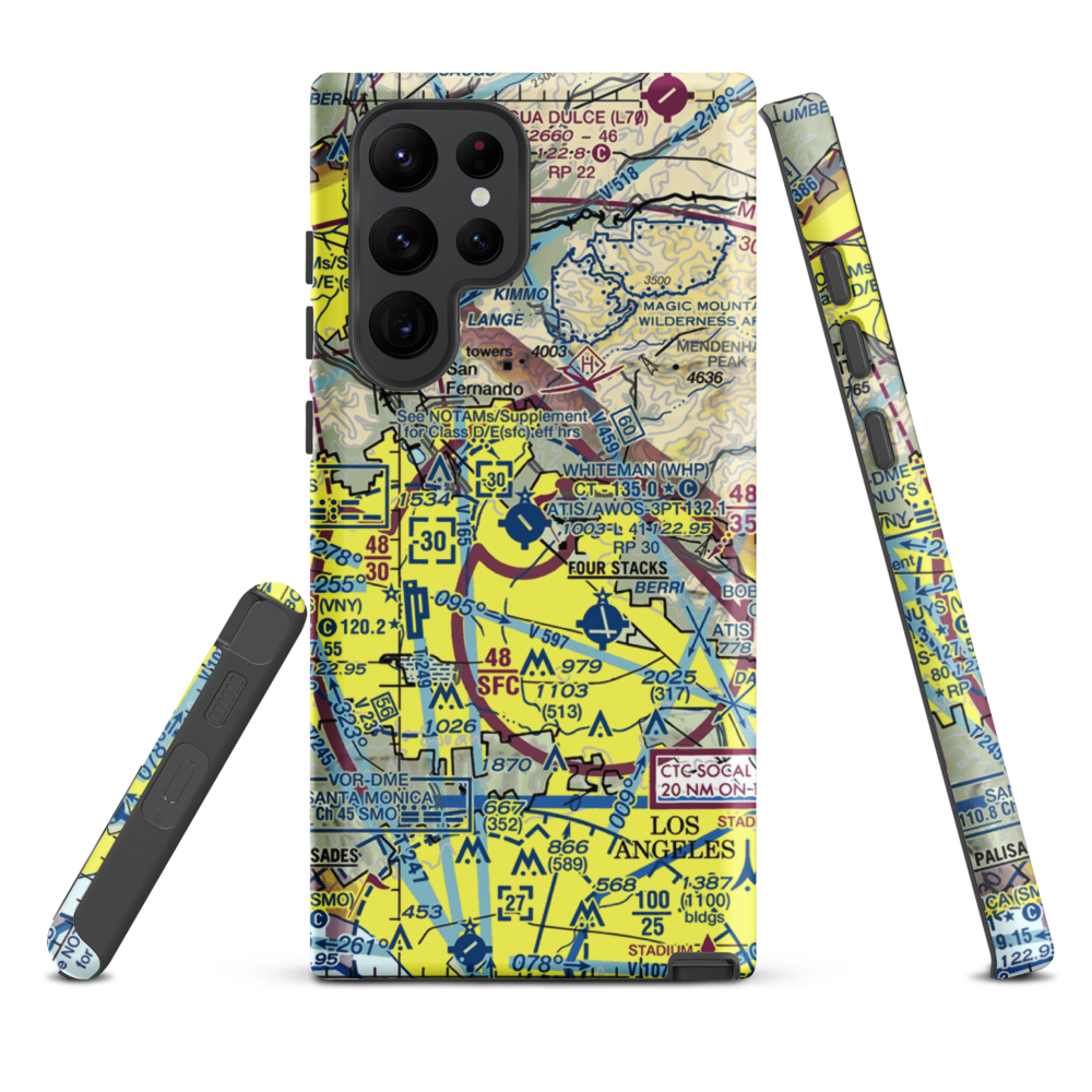 Barton Heliport (PAI) VFR Sectional Samsung Phone Case Samsung Galaxy S22 Ultra model shown