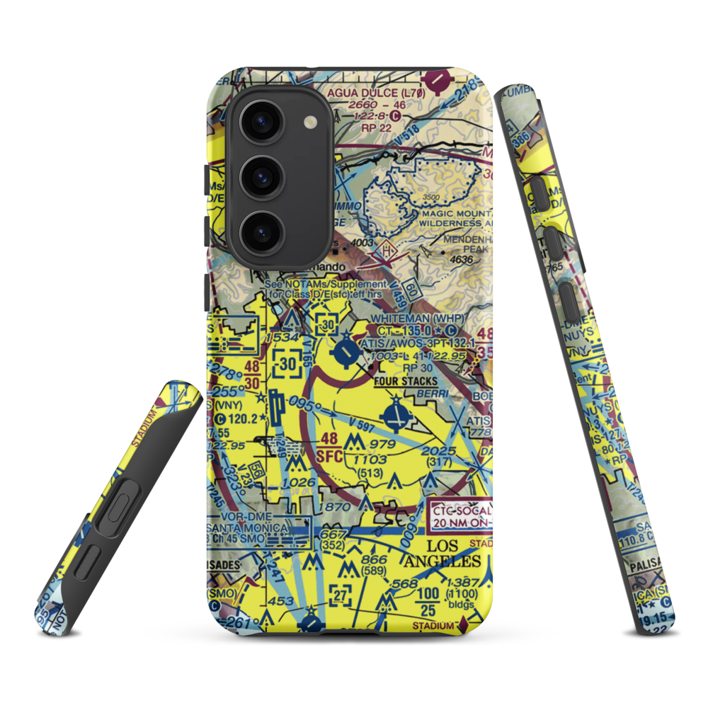 Barton Heliport (PAI) VFR Sectional Samsung Phone Case Samsung Galaxy S23 Plus model shown