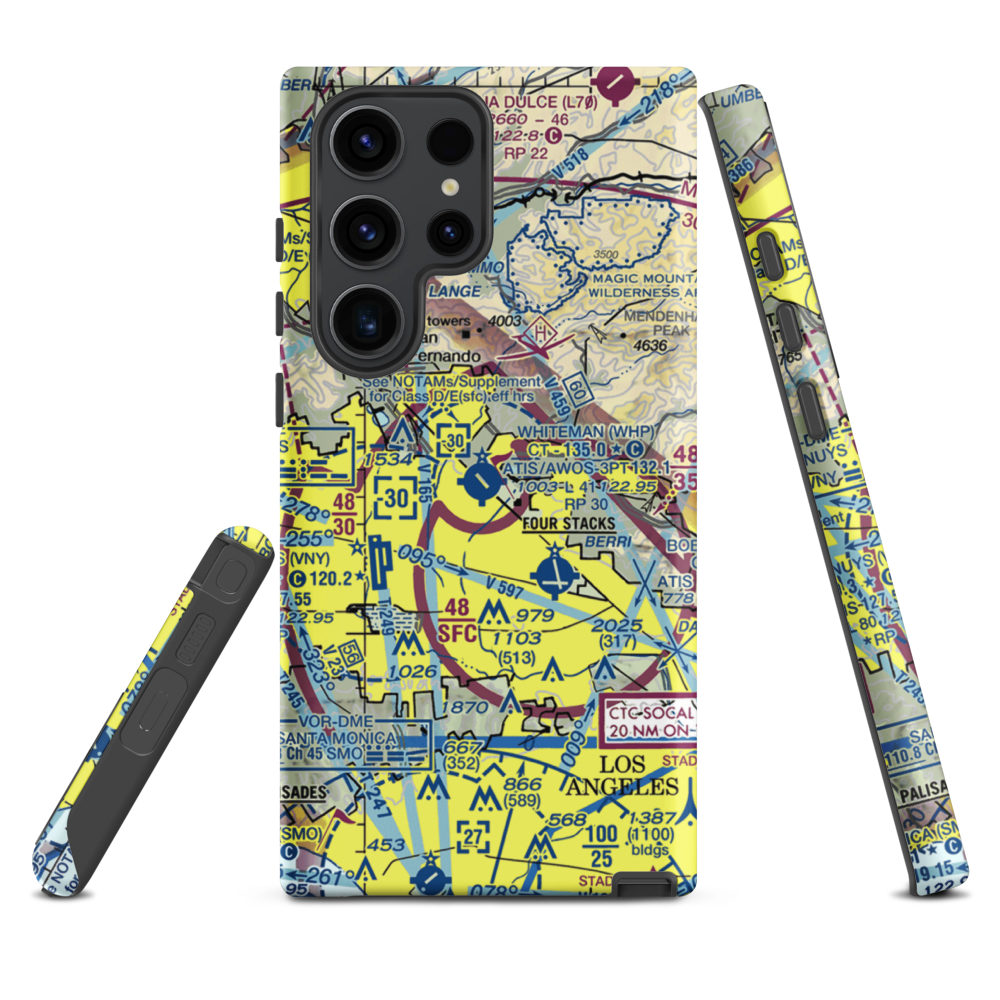 Barton Heliport (PAI) VFR Sectional Samsung Phone Case Samsung Galaxy S23 Ultra model shown