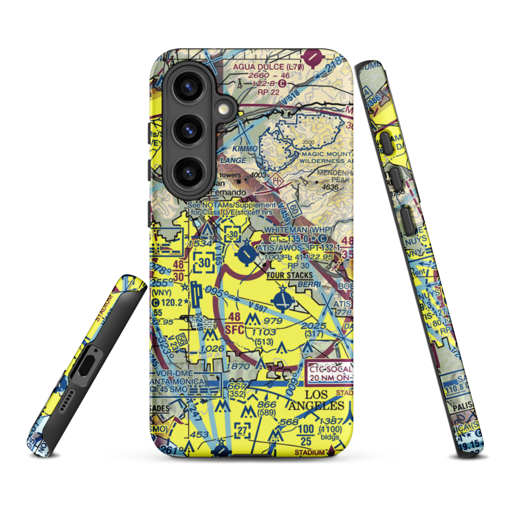 Barton Heliport (PAI) VFR Sectional Samsung Phone Case Samsung Galaxy S24 Plus model shown