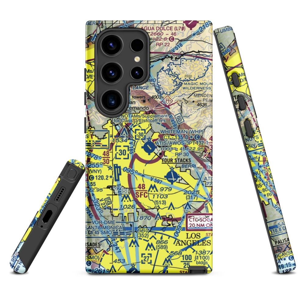 Barton Heliport (PAI) VFR Sectional Samsung Phone Case Samsung Galaxy S24 Ultra model shown