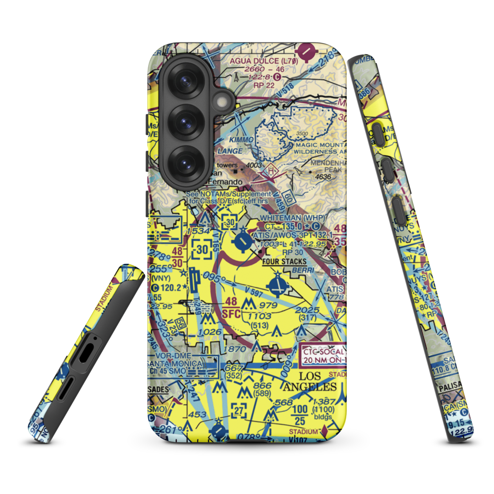 Barton Heliport (PAI) VFR Sectional Samsung Phone Case Samsung Galaxy S25 Plus model shown