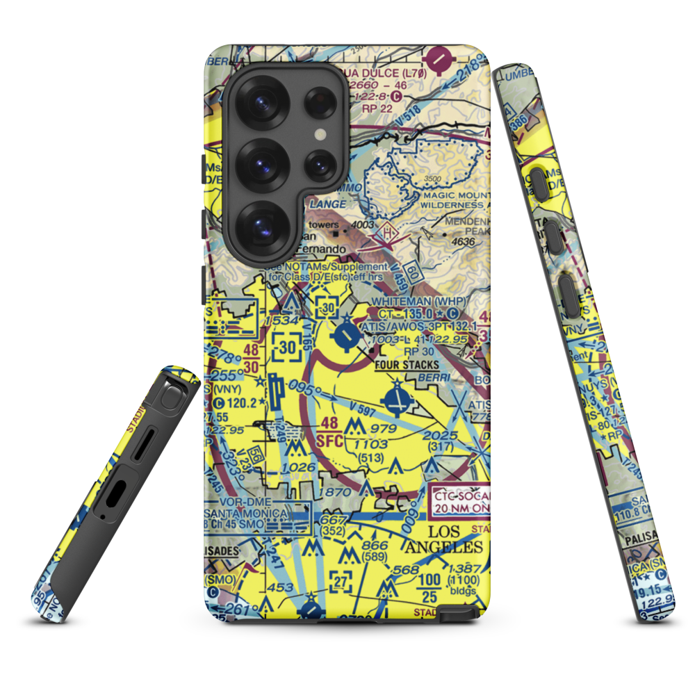 Barton Heliport (PAI) VFR Sectional Samsung Phone Case Samsung Galaxy S25 Ultra model shown