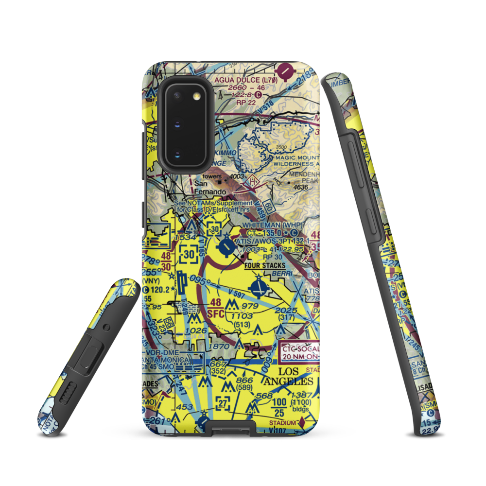 Barton Heliport (PAI) VFR Sectional Samsung Phone Case Samsung Galaxy S20 model shown