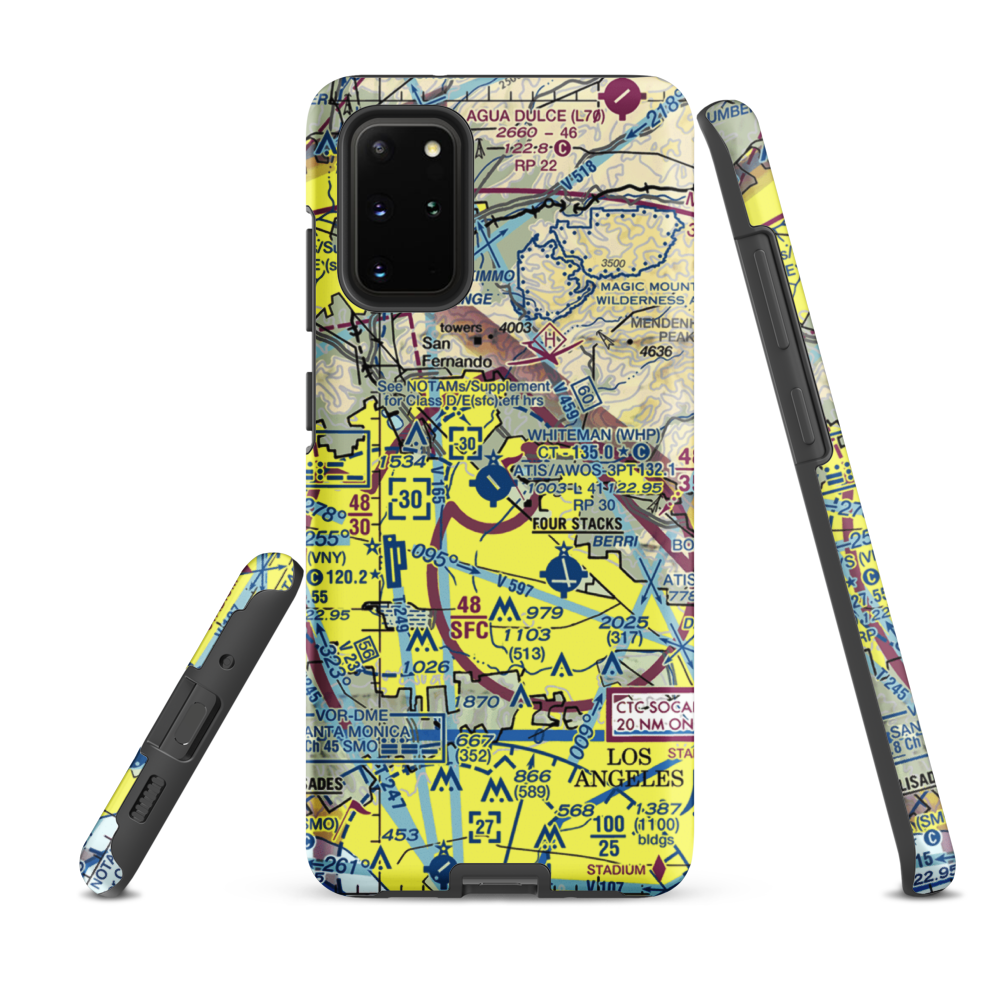 Barton Heliport (PAI) VFR Sectional Samsung Phone Case Samsung Galaxy S20 Plus model shown