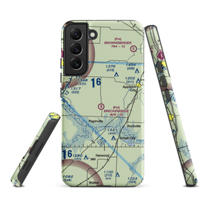 Bauer Pgi Airport (MU55) VFR Sectional Samsung Phone Case