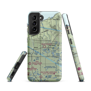 Bayfield County Airport (Y77) VFR Sectional Samsung Phone Case