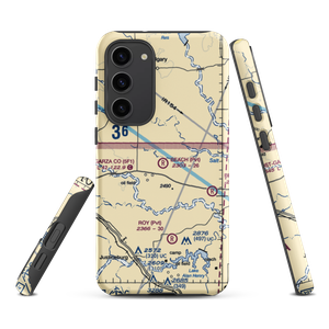 Beach Ranch Airport (2TE7) VFR Sectional Samsung Phone Case