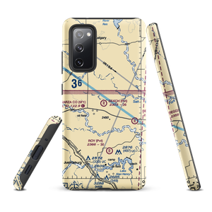 Beach Ranch Airport (2TE7) VFR Sectional Samsung Phone Case