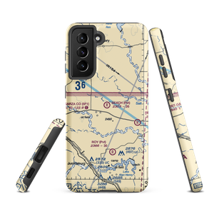 Beach Ranch Airport (2TE7) VFR Sectional Samsung Phone Case