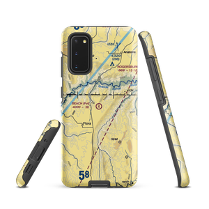 Beach Ranch Airport (OR64) VFR Sectional Samsung Phone Case