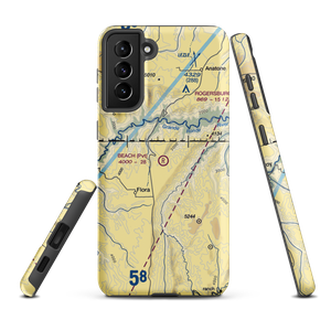 Beach Ranch Airport (OR64) VFR Sectional Samsung Phone Case