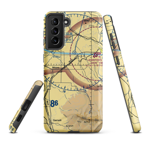 Beacon Star Antique Airfield (MT24) VFR Sectional Samsung Phone Case