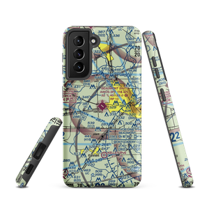 Beaumont Municipal Airport (BMT) VFR Sectional Samsung Phone Case