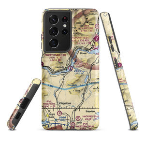 Beaux Ranch Field (1ID3) VFR Sectional Samsung Phone Case