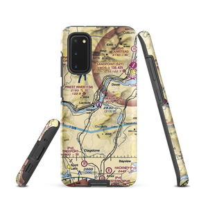 Beaux Ranch Field (1ID3) VFR Sectional Samsung Phone Case