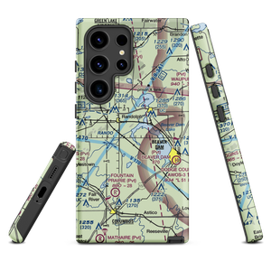 Beaver Dam Lake Seaplane Base (1WI5) VFR Sectional Samsung Phone Case