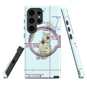 Beaver Island Airport (SJX) VFR Sectional Samsung Phone Case