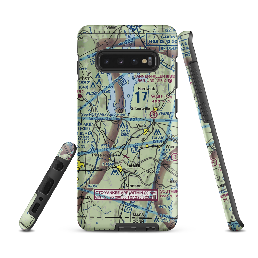 Beaver Lake Seaplane Base (10MA) VFR Sectional Samsung Phone Case Samsung Galaxy S10 Plus model shown