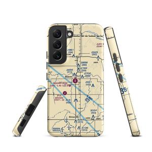 Beaver Municipal Airport (K44) VFR Sectional Samsung Phone Case