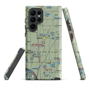 Bedford Municipal Airport (Y46) VFR Sectional Samsung Phone Case