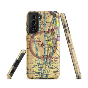 Belen Regional Airport (BRG) VFR Sectional Samsung Phone Case