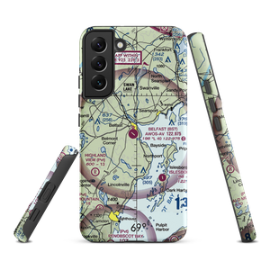 Belfast Municipal Airport (BST) VFR Sectional Samsung Phone Case