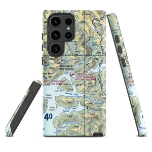 Bell Island Hot Springs Seaplane Base (KBE) VFR Sectional Samsung Phone Case