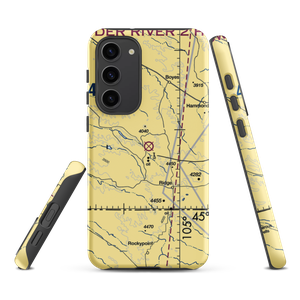 Belle Creek Airport (3V7) VFR Sectional Samsung Phone Case