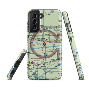 Belle Plaine Municipal Airport (TZT) VFR Sectional Samsung Phone Case