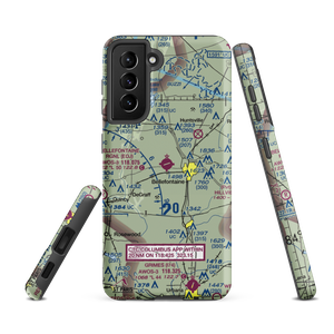 Bellefontaine Regional Airport (EDJ) VFR Sectional Samsung Phone Case