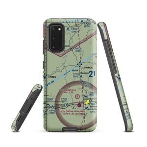 Belly Acres Ranch Airport (22MO) VFR Sectional Samsung Phone Case