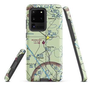 Belzoni Municipal Airport (1M2) VFR Sectional Samsung Phone Case