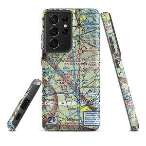 Ben's Landing Ultralightport (PA89) VFR Sectional Samsung Phone Case