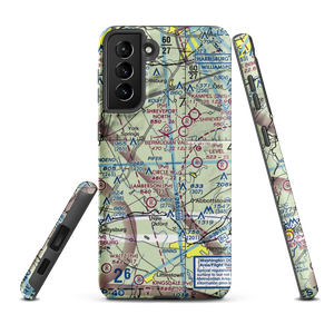 Ben's Landing Ultralightport (PA89) VFR Sectional Samsung Phone Case