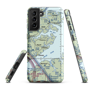 Benton Farm Airport (74NC) VFR Sectional Samsung Phone Case