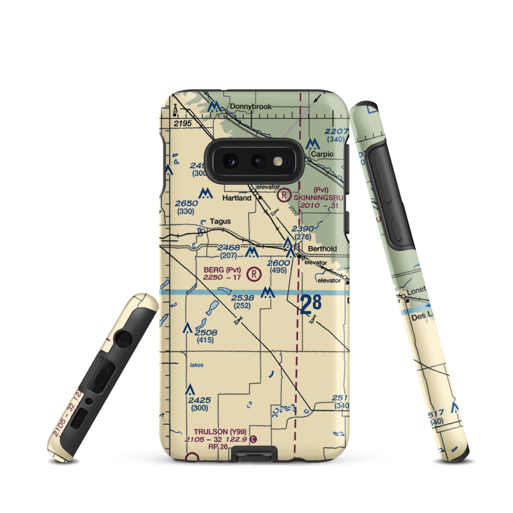 Berg Strip (4NA5) VFR Sectional Samsung Phone Case Samsung Galaxy S10 Plus model shown