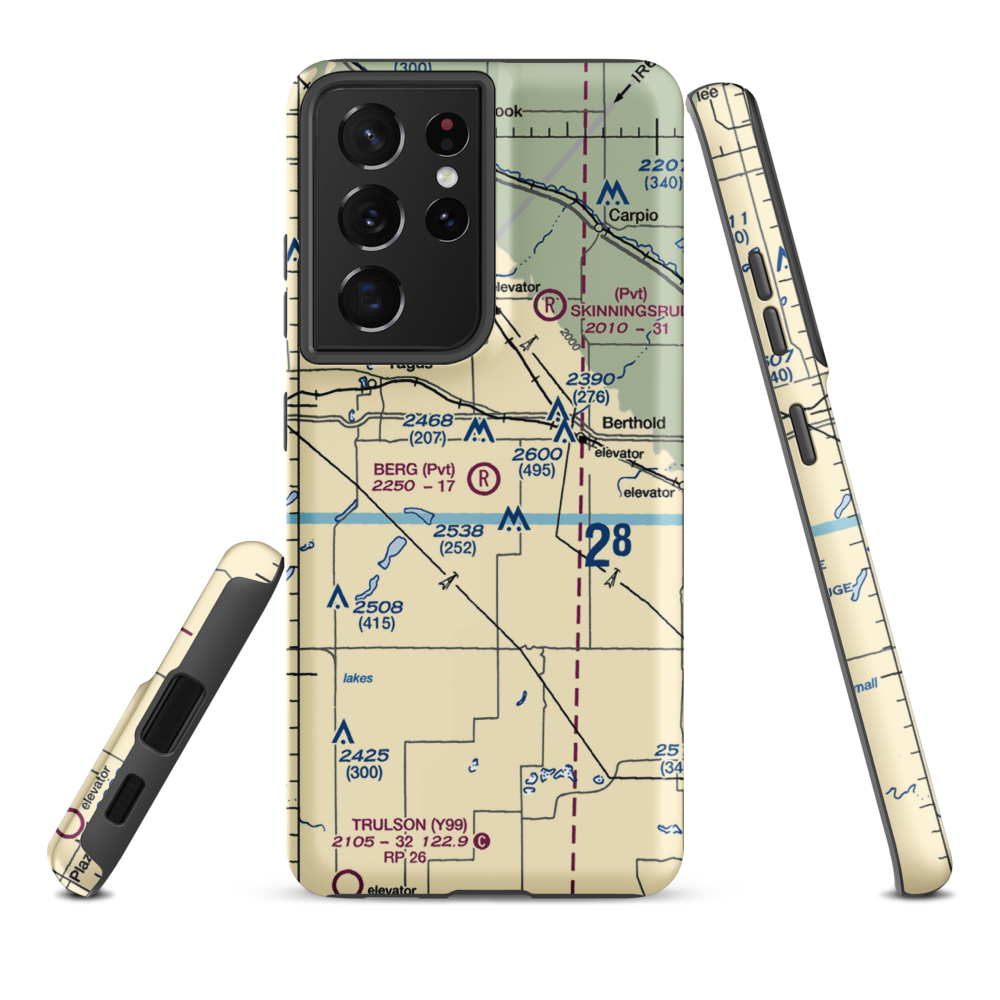 Berg Strip (4NA5) VFR Sectional Samsung Phone Case Samsung Galaxy S21 Ultra model shown