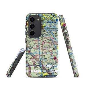 Bermudian Valley Airpark (07N) VFR Sectional Samsung Phone Case