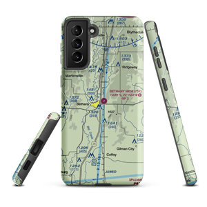 Bethany Memorial Airport (75K) VFR Sectional Samsung Phone Case