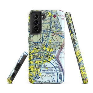 Beverly Municipal Airport (BVY) VFR Sectional Samsung Phone Case