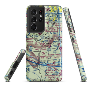 Big 'T' Airport (64GA) VFR Sectional Samsung Phone Case