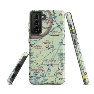 Big Creek Ranch Airstrip (OK88) VFR Sectional Samsung Phone Case