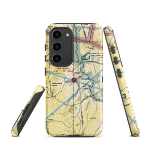 Big Muddy Ranch Airport (2OR1) VFR Sectional Samsung Phone Case