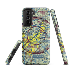 Birmingham-Shuttlesworth International Airport (BHM) VFR Sectional Samsung Phone Case