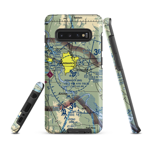 Bismarck Municipal Airport (BIS) VFR Sectional Samsung Phone Case