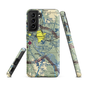 Bismarck Municipal Airport (BIS) VFR Sectional Samsung Phone Case