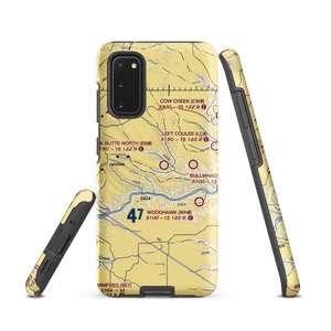 Black Butte North Airport (BB0) VFR Sectional Samsung Phone Case